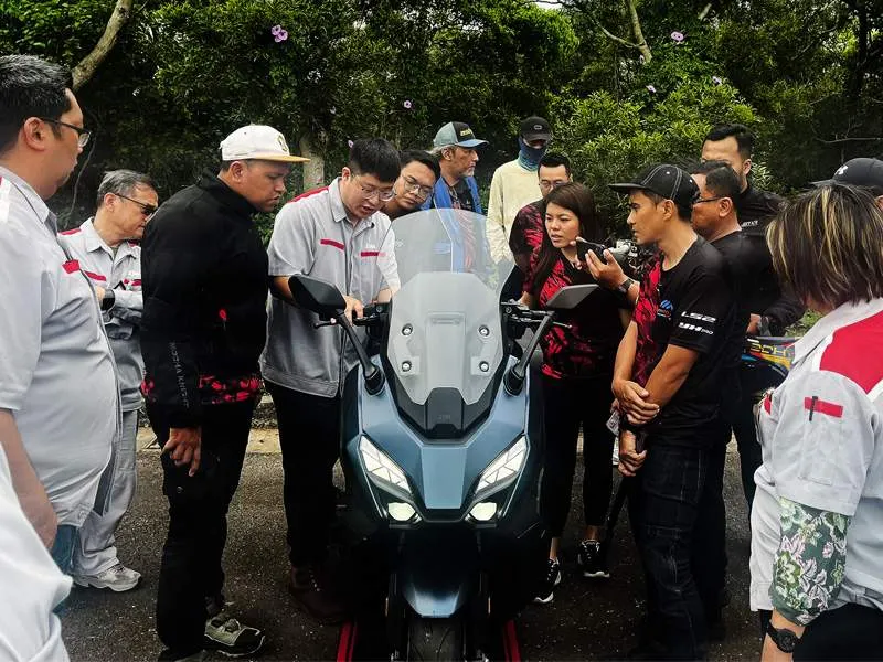 SYM prepares ADXTG 400 for Malaysian market with Taiwan test ride event SYM prepares ADXTG 400 for Malaysian market with Taiwan test ride event