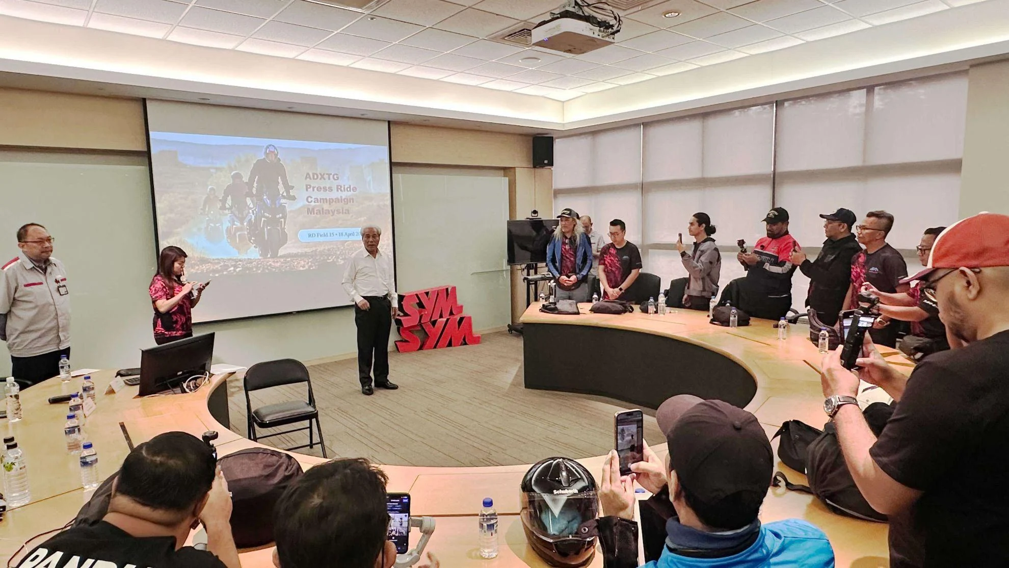 SYM prepares ADXTG 400 for Malaysian market with Taiwan test ride event SYM prepares ADXTG 400 for Malaysian market with Taiwan test ride event