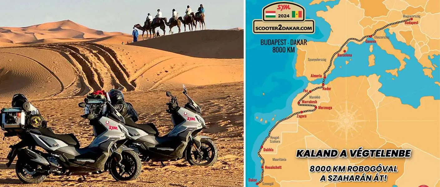Scooter2Dakar - from Budapest to Dakar with ADX 300