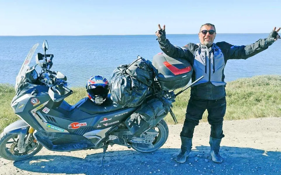 SYM ADXTG 400 Conquers "Arctic Route 2025"