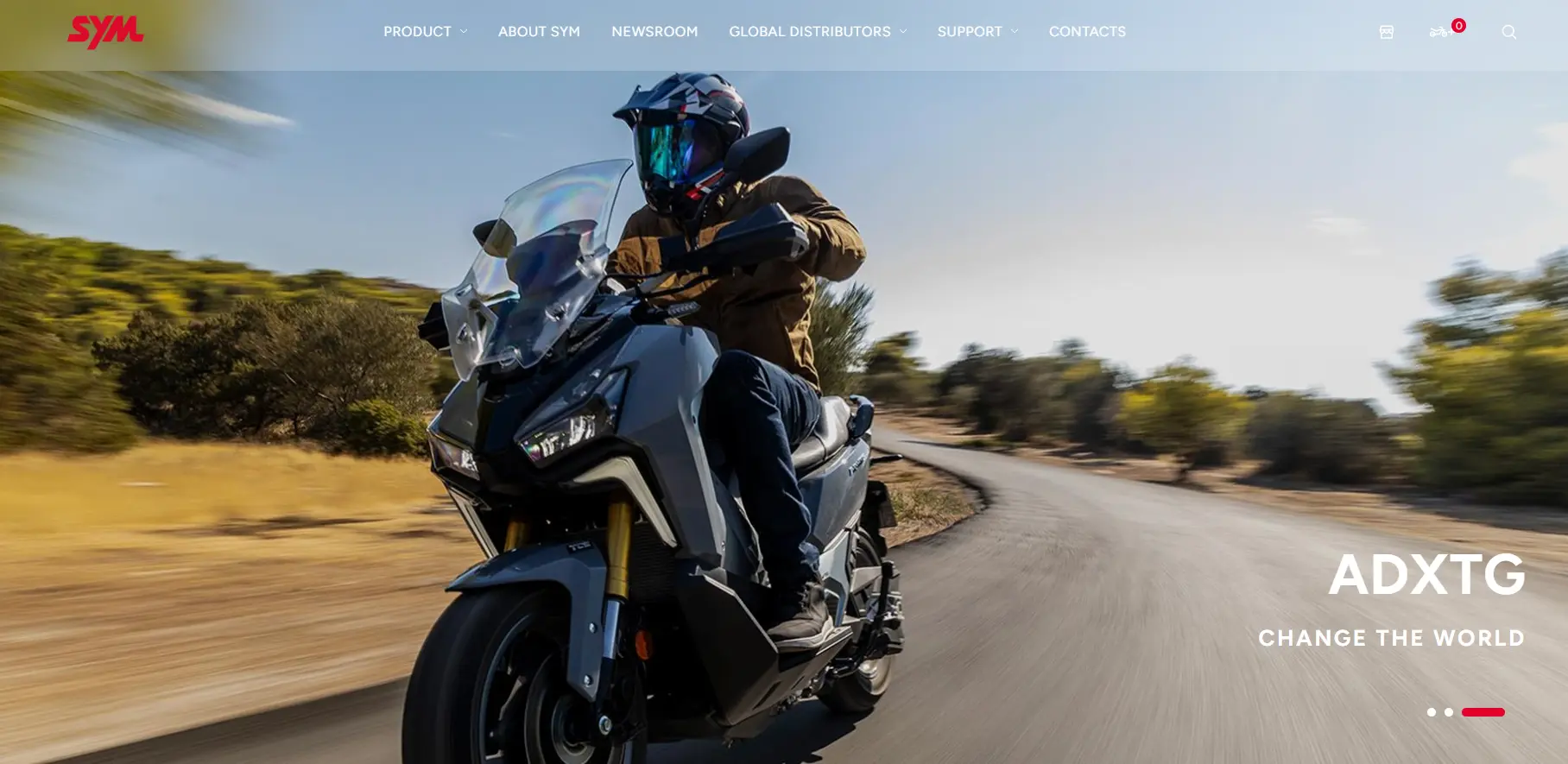 SYM Upgrades Global Website for a New Digital Era