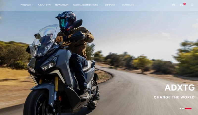 SYM Upgrades Global Website for a New Digital Era