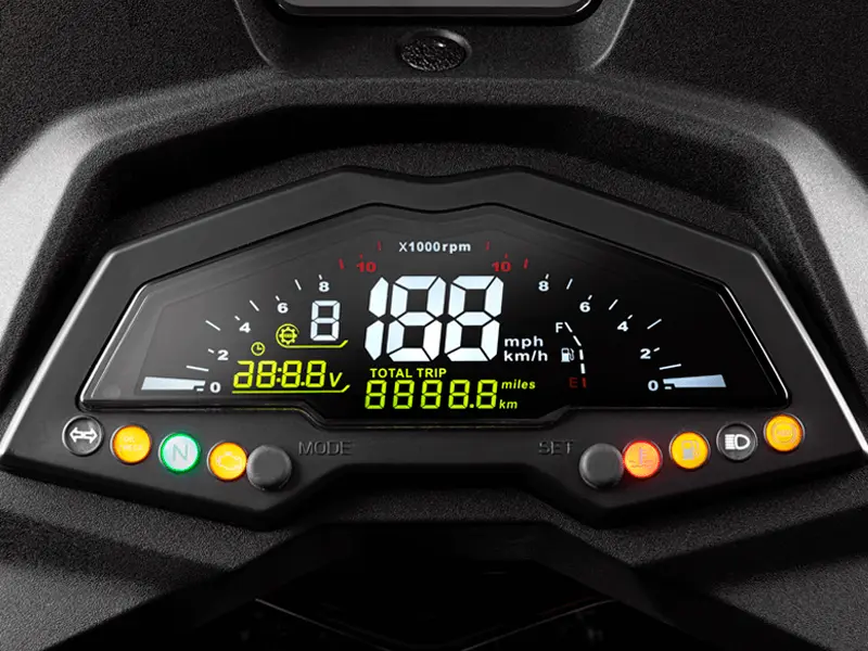 New LCD display