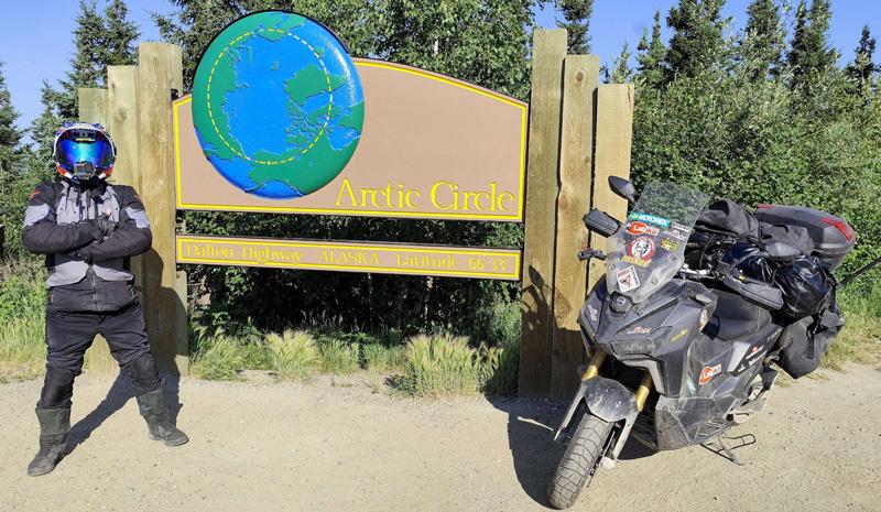 SYM ADXTG 400 Conquers "Arctic Route 2025"