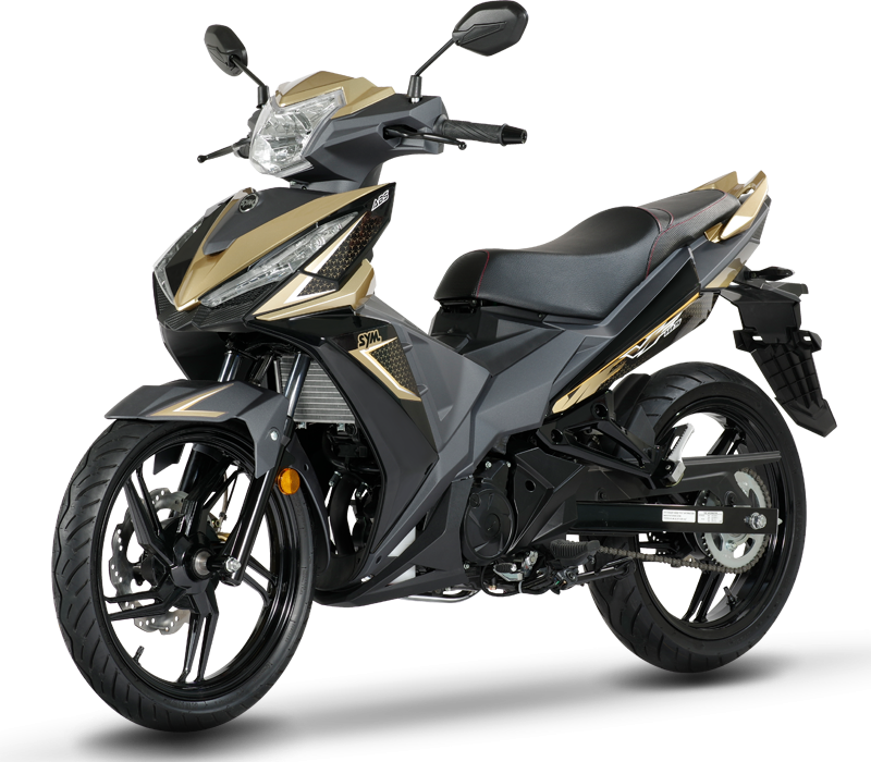 SYM VF 185 Cub Motorcycle l YELLOW/BLACK