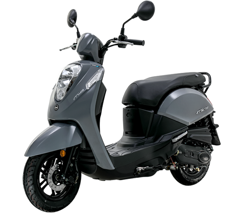 Senator klodset mineral SYM Mio 50 Scooter - Ideal for Young Urban Daily Commuters