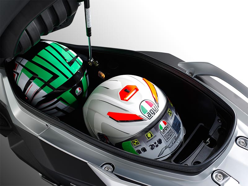 Luggage box fit for two full-face helmets